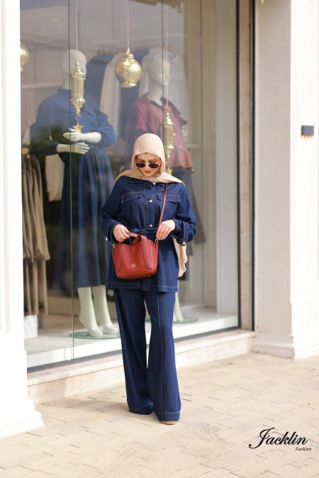 طقم بنطلون جينز