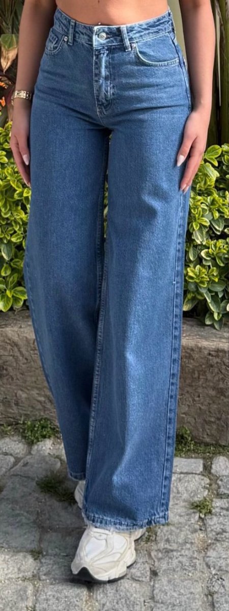 جينز COTTON WIDELEG