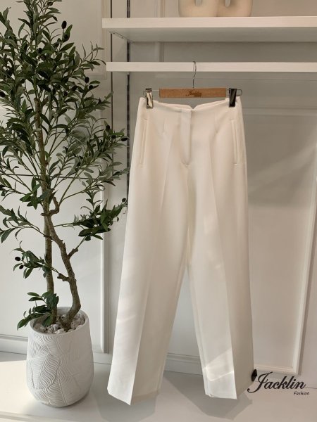 بنطلون قماش عرض